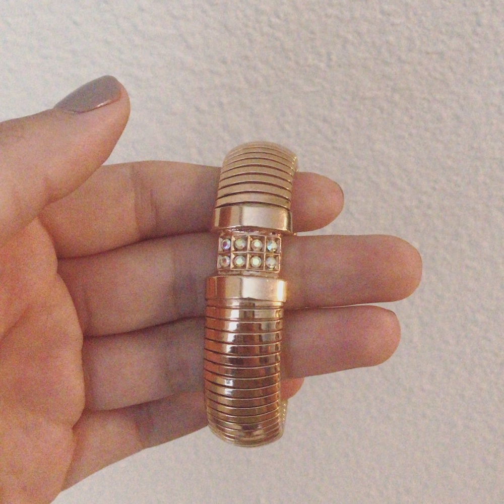 Vintage Fashion rose gold stretch bracelet